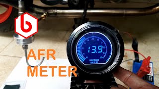 AFR METER membaca gas buang hasil pembakaran mesin setting bahan bakar dengan piggyback controller [upl. by Yoshio368]