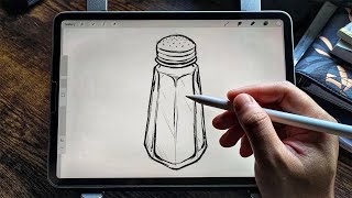 How to draw salt shaker  Easy Drawing Tutorial [upl. by Mikal]