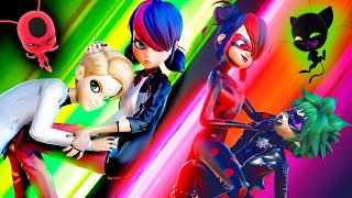 Miraculous Ladybug MULTIVERSE NEW Shadybug amp Claw Noir  DUETtransformations🐞🐱‍👤OFFICIAL DESIGNS [upl. by Dodson]