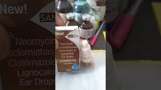 Sanbiotic Ear Drops  Sanbiotic Ear Drops Used  Sanbiotic Ear Drops Uses In Hindi  Clotrimazole [upl. by Llewsor44]