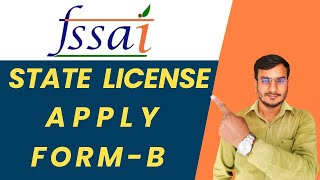 How To Apply FormB License Online 2024  Fssai State License Apply Now 2024 [upl. by Kcirdaed]