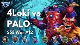 8 fights And its a disaster lol  AW Season 53  War 12 4Loki vs PALO [upl. by Wadsworth]