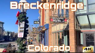 Breckinridge Colorado  City Tour amp Drive Thru [upl. by Etteluap507]