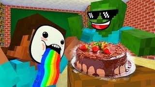 Monster School  COOKING CHALLENGE 2  Minecraft Animation [upl. by Elocen]