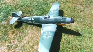 Messerschmitt Bf109 on RC [upl. by Kcirdled861]