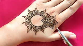 New stylish back hand mehndi design  Latest mehndi design mehndi ki design  mehndi design mehndi [upl. by Macdonald481]