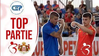 Finale 👍 danthologie ESPAGNE vs ITALIE  Championnats dEurope Espoirs  Pétanque Monaco 2023 [upl. by Anev]