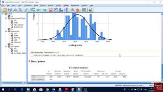 SPSS 8 Normal Distribution Test in 3 Approaches [upl. by Figone]