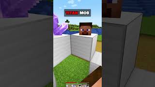 MINECRAFT  SPAWN TITAN MOB IN MINECRAFT🤯 WAIT FOR ITWITH はいよろこんで minecraft shorts [upl. by Kries314]