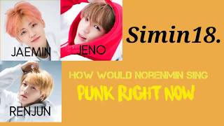 💚How would Norenmin sing Punk Right Now English Version [upl. by Miculek216]