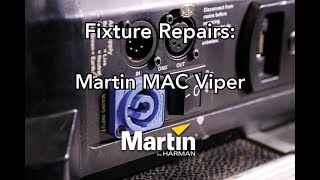 Fixture Repairs Martin MAC Viper DMX Board [upl. by Edwards]