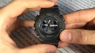 Полная настройка часов Casio GShock GA1001A1ER все функции  видео  WatchForumRU [upl. by Eentroc]