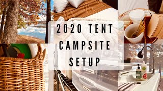 2020 TENT CAMPSITE SETUP [upl. by Knighton]