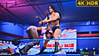 THE GREAT AMERICAN BASH  Chyna vs Jacqueline  Ultra Realistic HDR Graphics  4K HDR [upl. by Nikita]