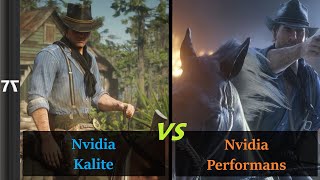 Nvidia Denetim Masası Kalite vs Performans Ayarları Kıyas Videosu [upl. by Genny]