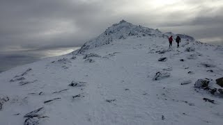 Snowdon Miners Track Winter mountaineering [upl. by Matlick]