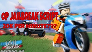 Op Jailbreak Script Roblox  Auto Rob  Jailbreak working script pastebin 2024 [upl. by Hoye]