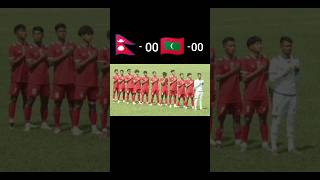 Nepal vs Maldives Football Match football shorts youtube [upl. by Richards]