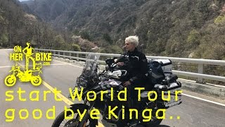 onherbike she come to korea start wrold tour  good bye Kinga [upl. by Stochmal]