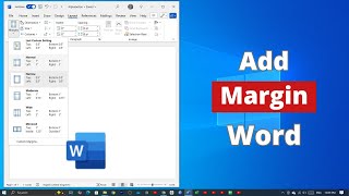 How to Add Margin on Microsoft Word [upl. by Etiam]