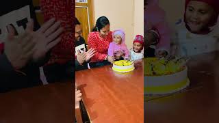 Akki’s first birthday celebration 🎉 🎉🎉🧿🧿 ytshorts mummababylove cutebaby mummabeta [upl. by Immij]