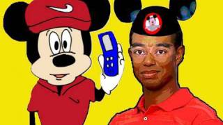 Tiger Woods Trades Places With Mickey Mouse [upl. by Alphonse719]