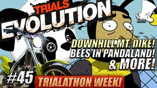 Hatventures  Trials Evolution 45  Downhill Mt Dike Bees in Pandaland Misty Mountain [upl. by Switzer484]