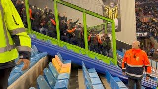 Vitesse Arnhem  Feyenoord Rotterdam 12 Gelre Dome zondag 21 januari 2024 onrust en opstootjes [upl. by Cantlon83]