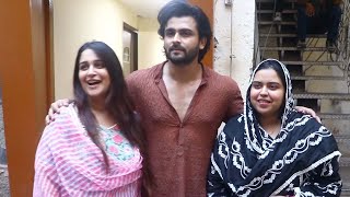 Shoaib Ibrahim with wife Deepika Kakkar amp sister Saba Ibrahim spotted at Filmistan Studio Goregaon [upl. by Akiwak]