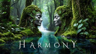 HARMONY  Deep Ambient Relaxation Soundscape with Rain  Ethereal Meditative Fantasy Relaxing Music [upl. by Patton]