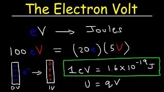 Electron Volt Explained Conversion to Joules Basic Introduction [upl. by Kristos435]