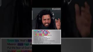 J Cole  LA Leakers Freestylelyrics [upl. by Ahsiekahs]