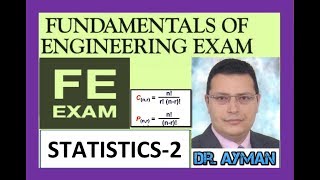 FE  FE exam  Statistics 2 [upl. by Pittel]