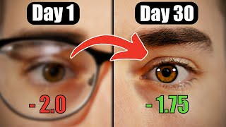 Do Eye Exercises Actually Work I Tried for 30 Days [upl. by Ylhsa]