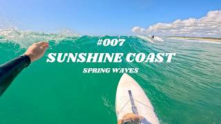 A fun spring surf on the Sunshine Coast  007  4K [upl. by Ande]