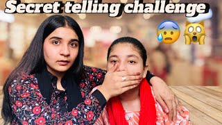 Secret telling challenge  All secret’s reveal 😰 with sister 😇 [upl. by Annahpos]