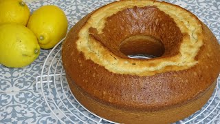 BIZCOCHO DE LIMÓN TRADICIONALSUAVE Y ESPONJOSO Super Fácil🤩TRADITIONAL LEMON CAKE [upl. by Norwood]