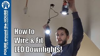 How to install downlightersdownlights LED downlight installation [upl. by Assirrem]