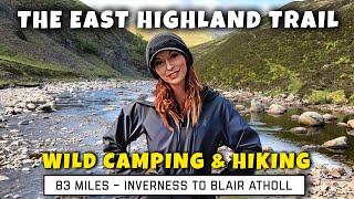 WILD CAMPING SCOTLAND  The East Highland Trail  via Lairig Ghru [upl. by Ayital286]