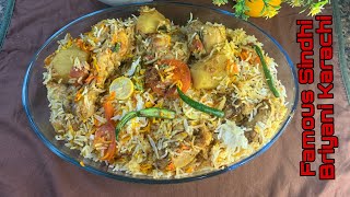 Sindhi Biryani recipe  Karachi ki famous chicken Sindhi Biryani By Naila [upl. by Norvun]