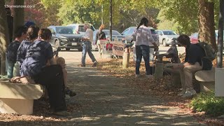 Newport News on Election Day voters said they care about economy immigration and abortion rights [upl. by Kosak]