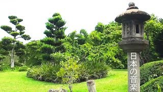 Beautiful Japanese Garden Video with Traditional Japanese Music with Koto Shamisen Bamboo Flute [upl. by Minne]