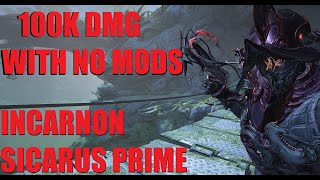 WARFRAME NEW MOST OP PISTOL Incarnon Sicarus Prime Build Guide  Koumei amp The Five Fates [upl. by Deehahs]