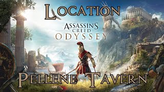 Assassins Creed Odyssey Pellene Tavern Achaia Location 100 Completion [upl. by Ammamaria]