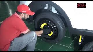 How to change your Sportage Tire [upl. by Eahsat63]