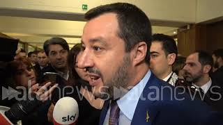 Migranti Salvini quotLavoriamo riservatamente con la Libiaquot [upl. by Odrautse640]