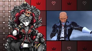 KINGDOM HEARTS 3  Ansem Xemnas amp Young Xehanort  Battle amp Music Montage [upl. by Jonathon834]