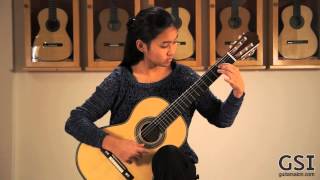 Tarregas Recuerdos de la Alhambra played by Olivia Chiang on a 2012 Kenneth Brogger 1864 Torres [upl. by Attenej404]