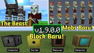 UPDATE BARU MCPE 19 BETA Mobs Baru Item Baru Block Baru Pillager DLL [upl. by Odlaw833]