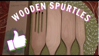 BEST WOODEN SPURTLES  Cooking with Atiya [upl. by Rosse]